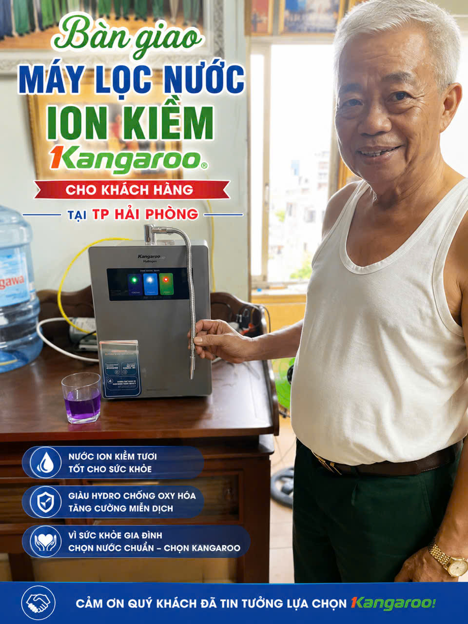 Kangaroo cảm ơn quý khách hàng