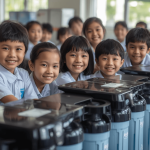 Thực hiện Dự án Nước sạch học đường